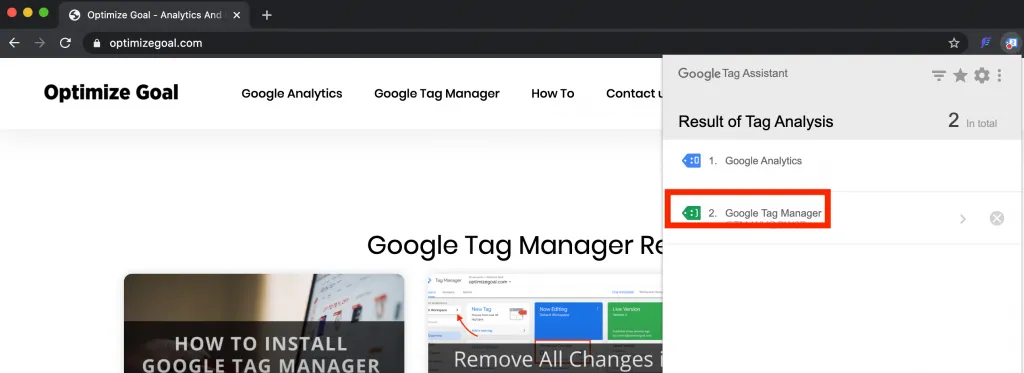 Use Google Tag Assistant to check gtm