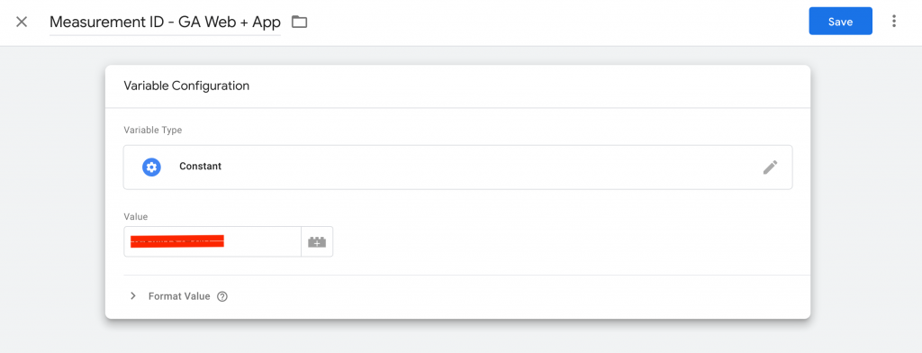 fill the value with measurement id