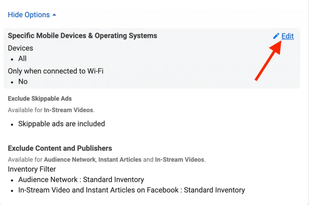 Facebook Mobile Specific Ads 3