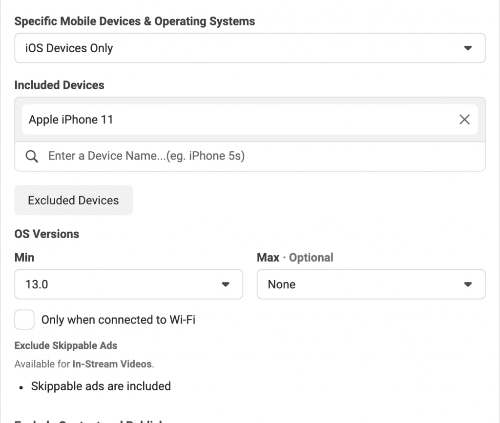 Facebook Mobile Specific Ads 6