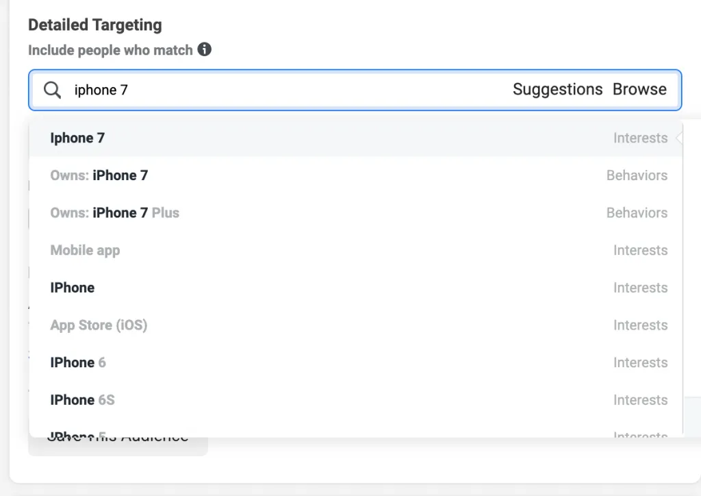 Facebook Mobile Specific Ads 8