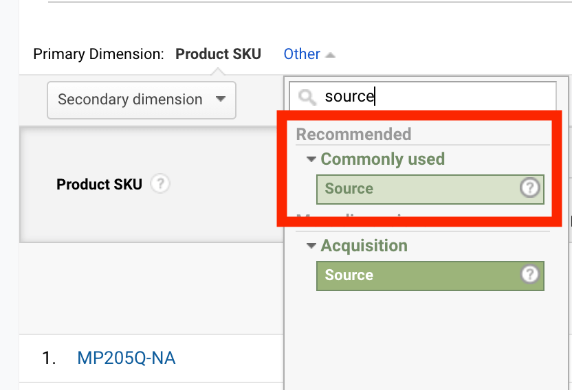 Top Performance Product Traffic Source 2