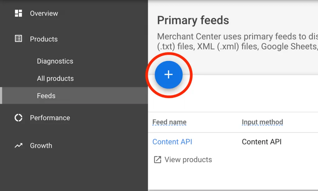 add feed to mcc