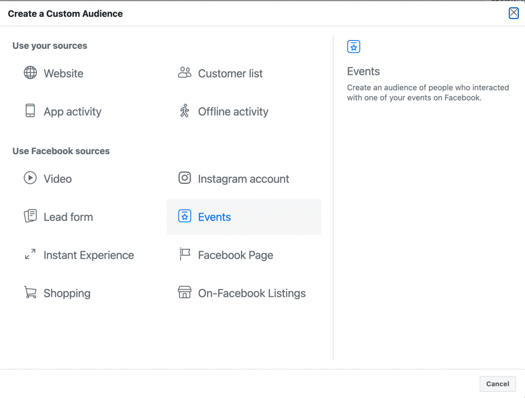 facebook event custom audience 7