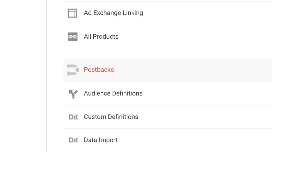 How To Setup Postbacks in Google Analytics 4 5 Postbacks in your Google Analytics Image 1