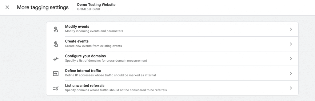 Define internal traffic in GA4