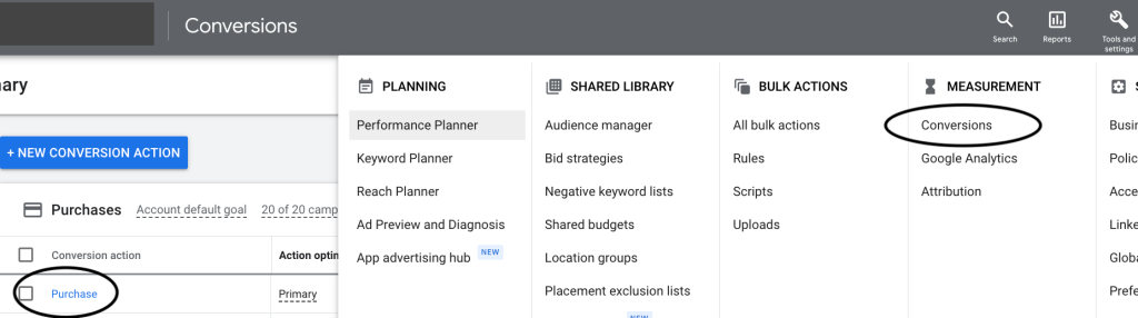 Google Ads Checklist: The Ultimate Guide 2 conversion tracking